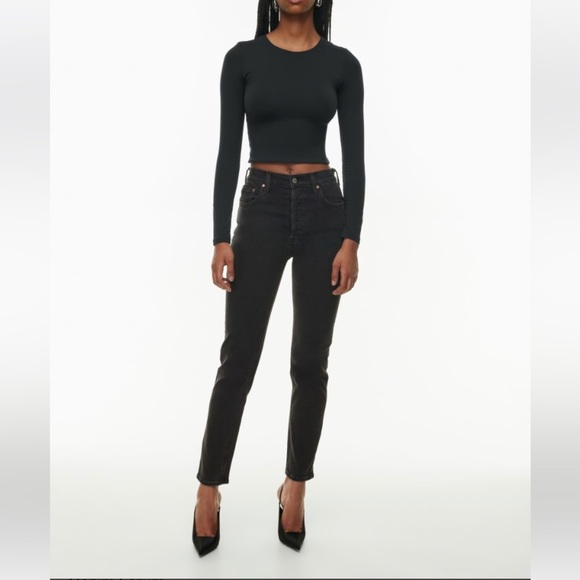 Denim Forum The Yoko High Rise Slim Size 28 - Picture 1 of 13